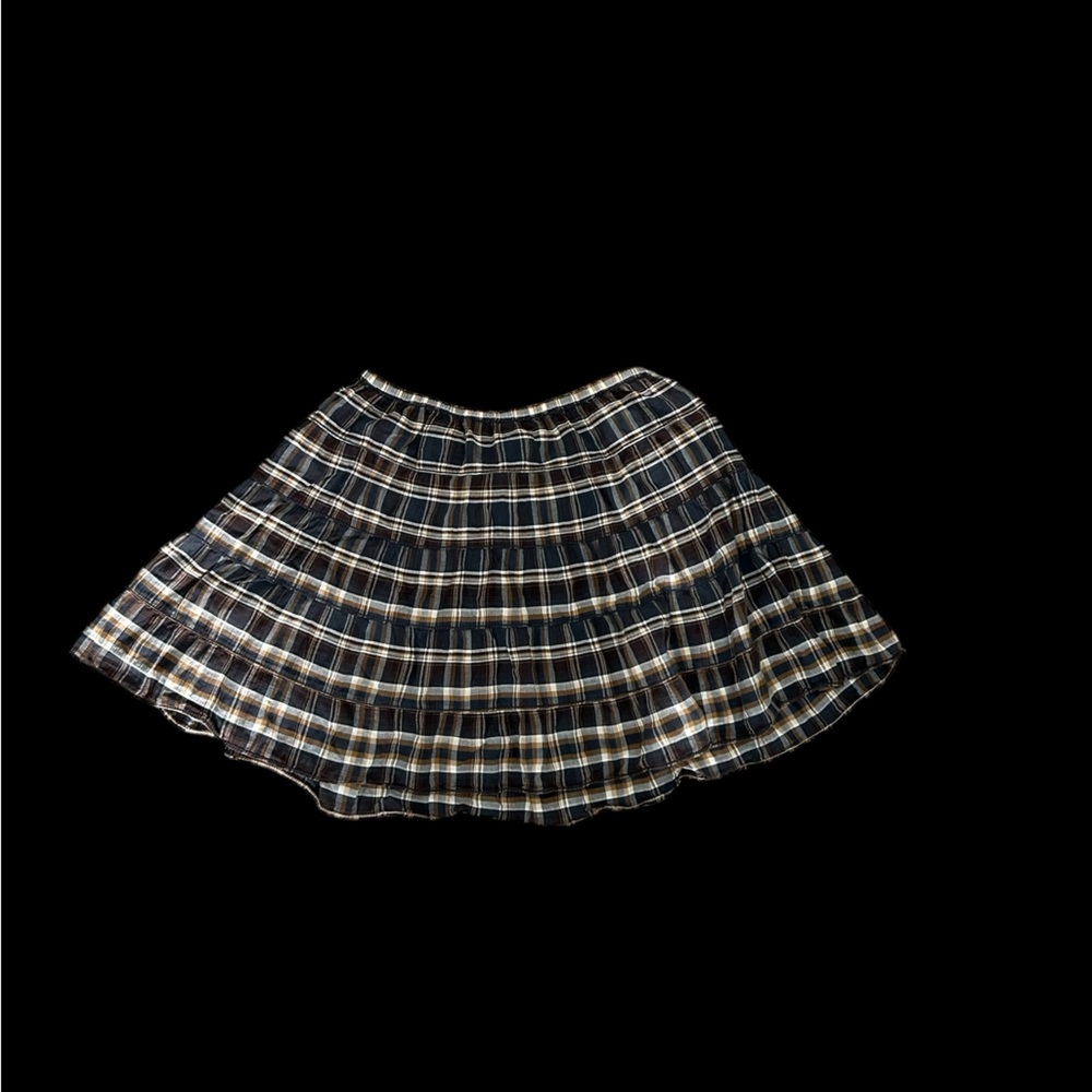 ✨Women's Brown plaid mini skirt✨